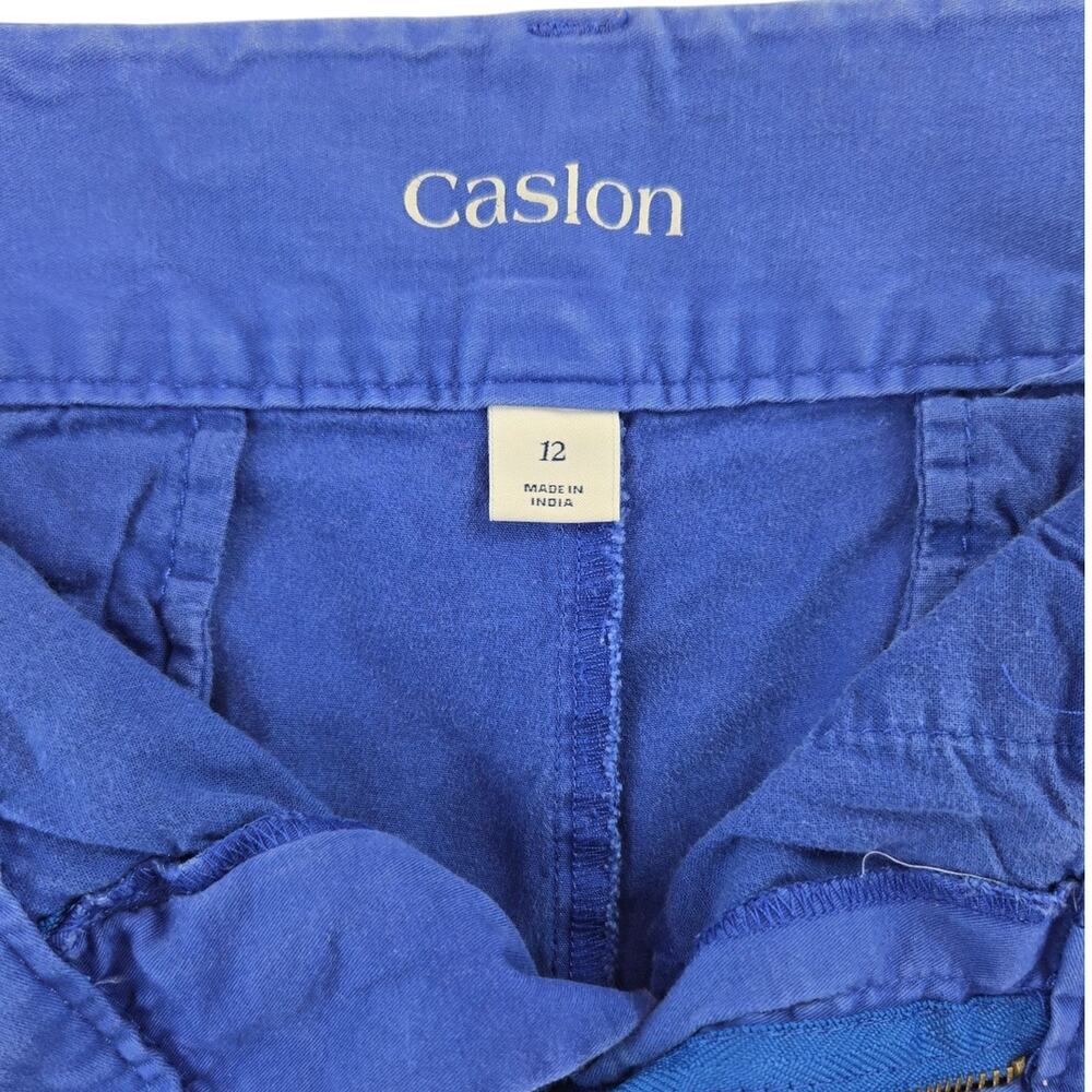 Caslon | Blue, 4.75" Shorts | Size 12 - Picture 3 of 4